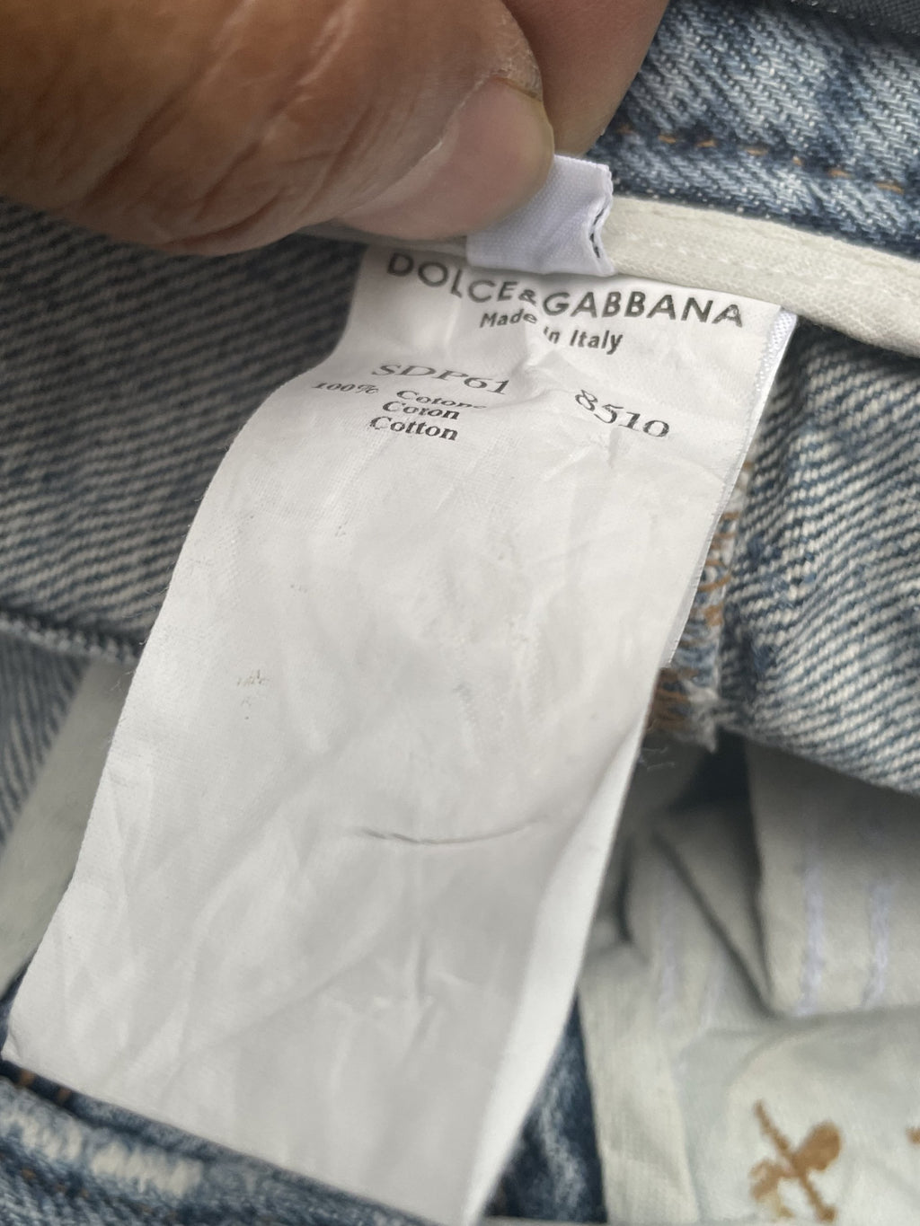 Vintage Dolce Gabbana Distresed Denim