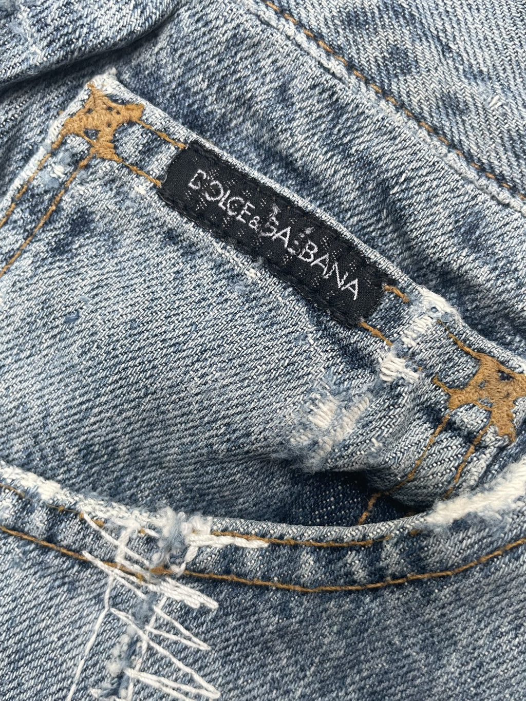 Vintage Dolce Gabbana Distresed Denim