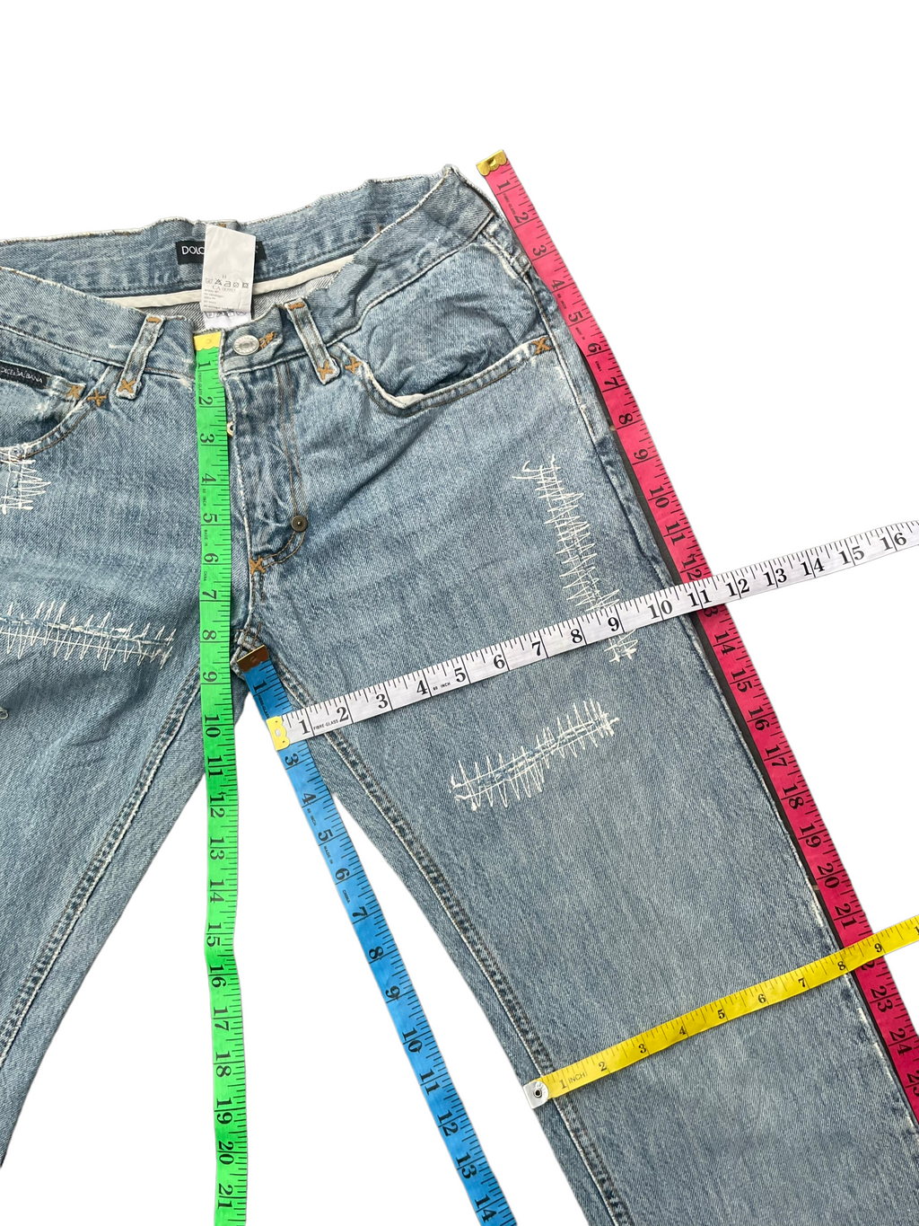 Vintage Dolce Gabbana Distresed Denim