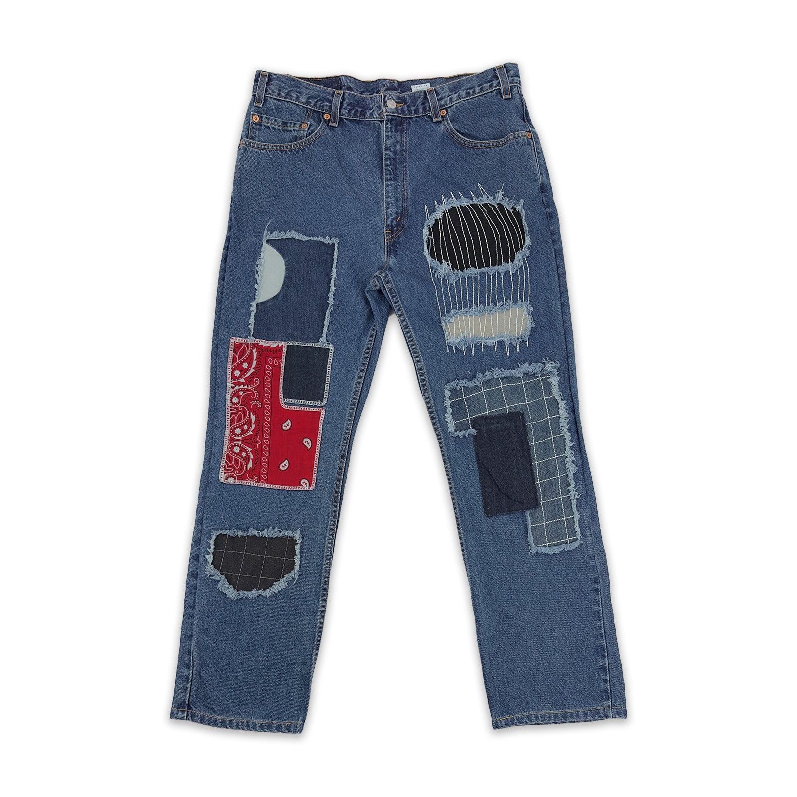Vintage Levi's 505 - Patched - 34x29