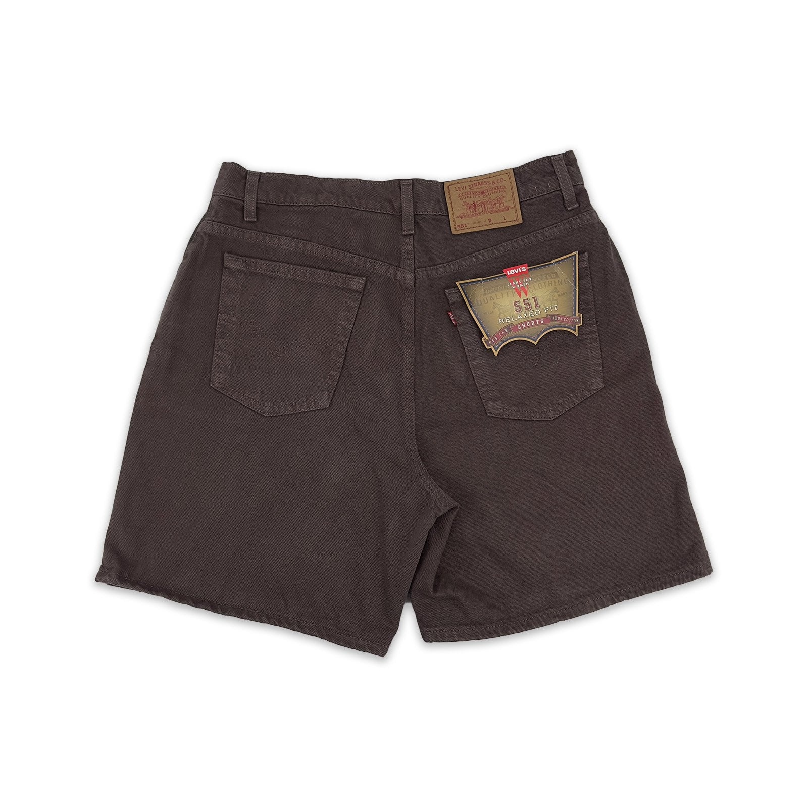 Vintage Levi's 551 Relaxed Fit Denim Shorts - New With Tags - Women's 16
