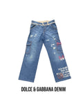 Vintage Dolce & Gabbana Distresed Denim