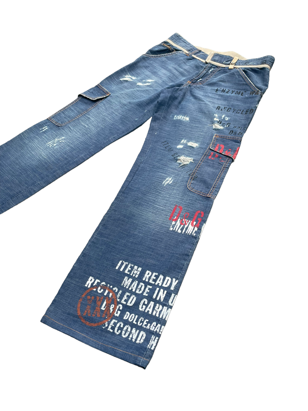 Vintage Dolce & Gabbana Distresed Denim