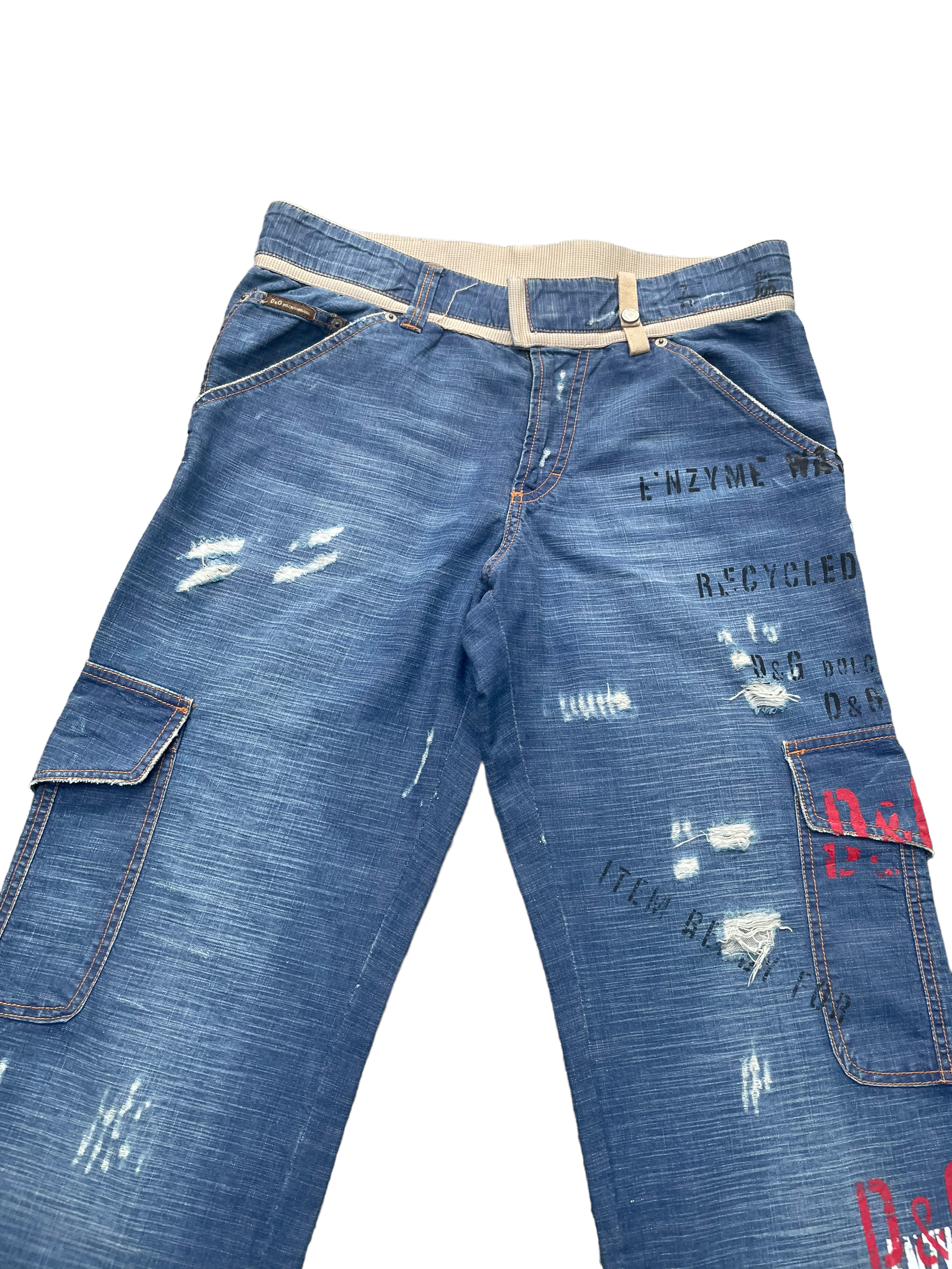 Vintage Dolce & Gabbana Distresed Denim