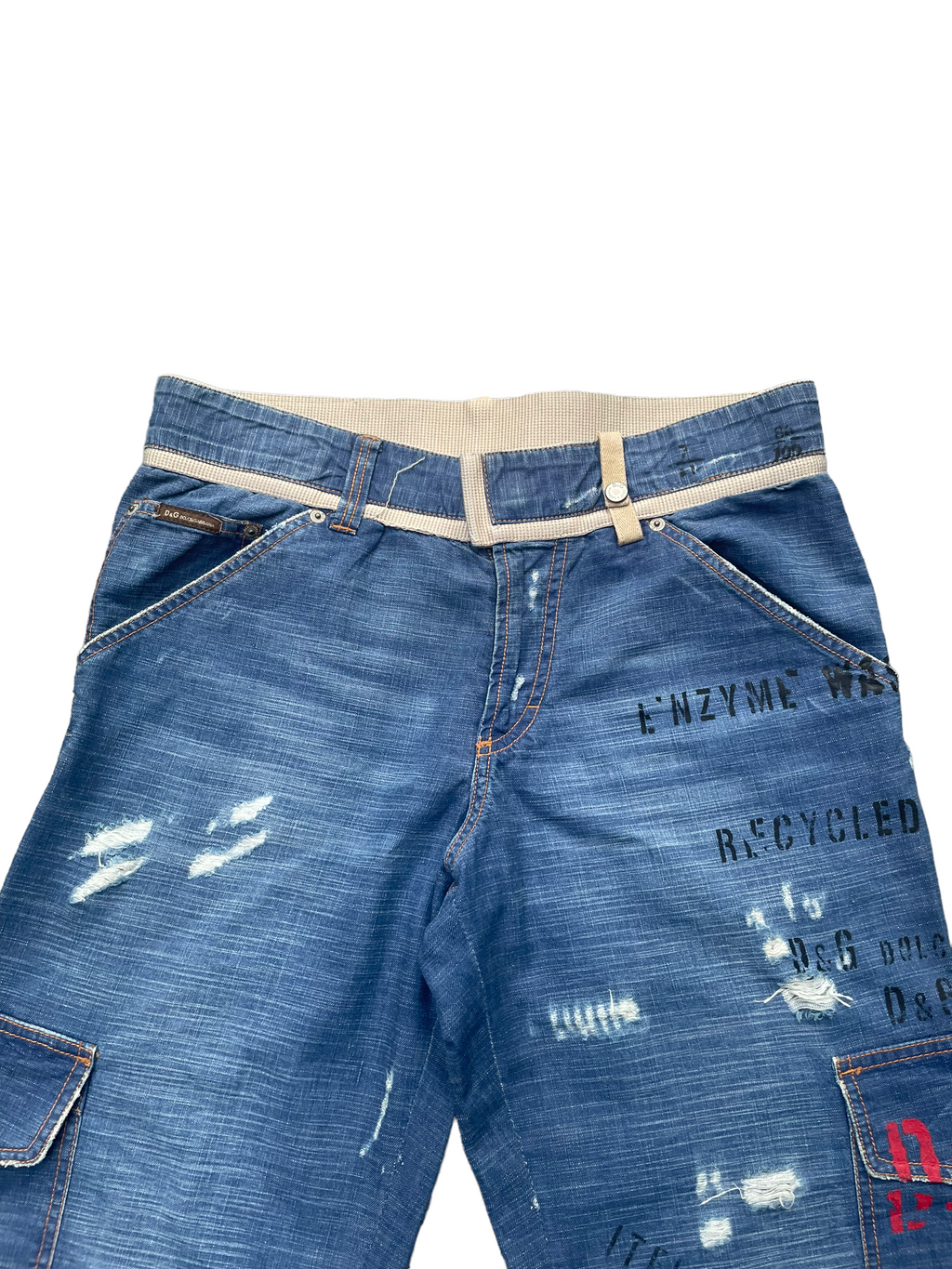 Vintage Dolce & Gabbana Distresed Denim