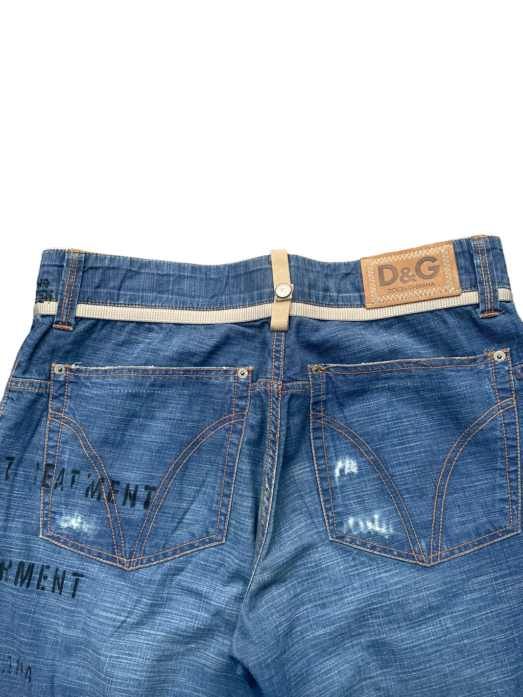 Vintage Dolce & Gabbana Distresed Denim