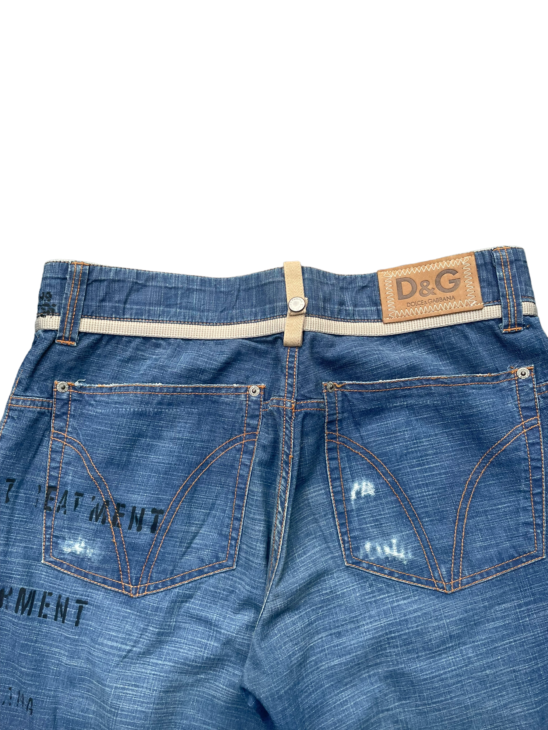 Vintage Dolce & Gabbana Distresed Denim