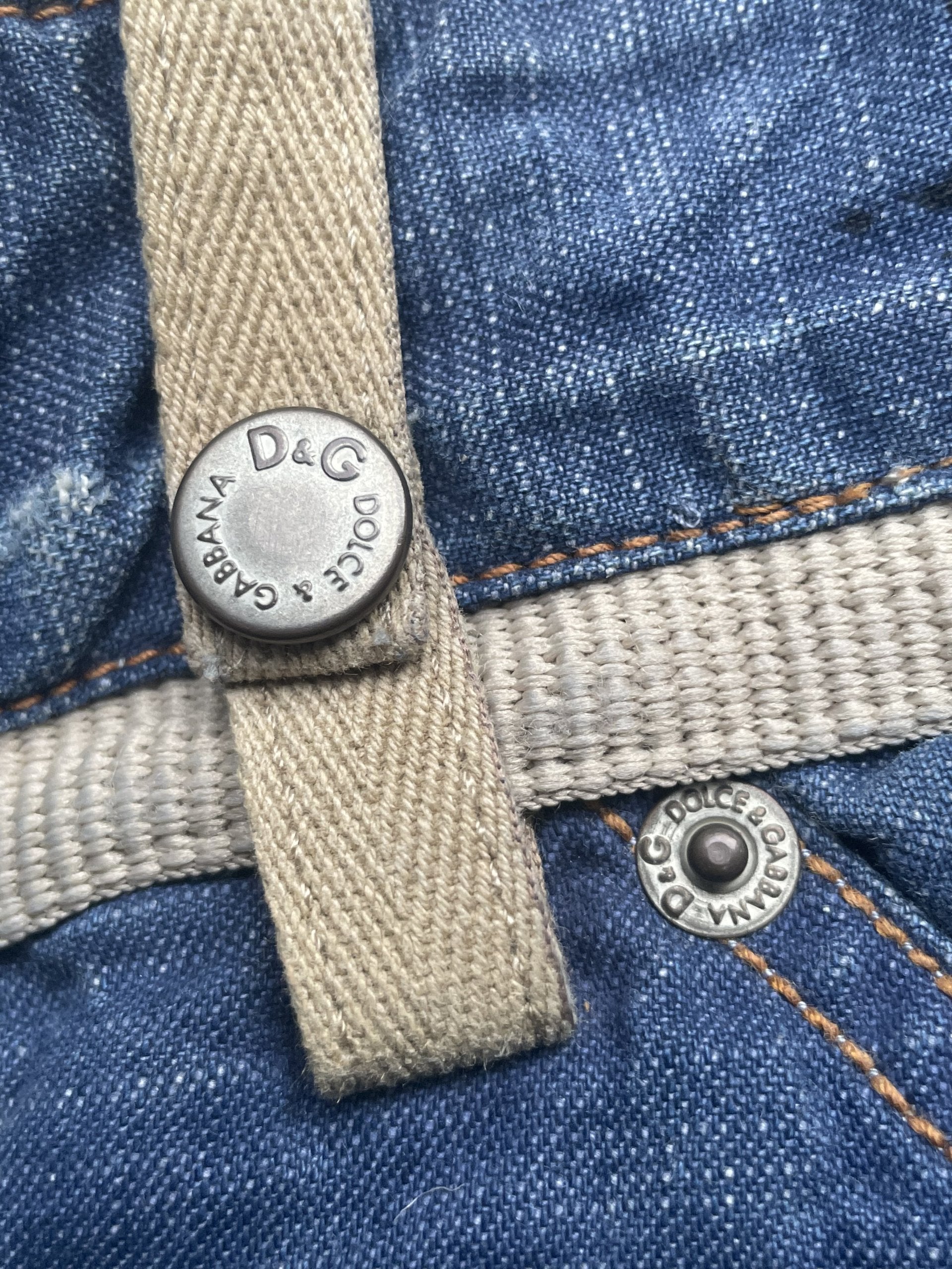 Vintage Dolce & Gabbana Distresed Denim