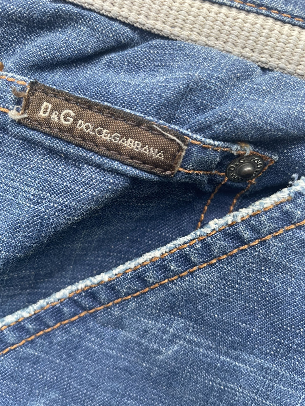 Vintage Dolce & Gabbana Distresed Denim
