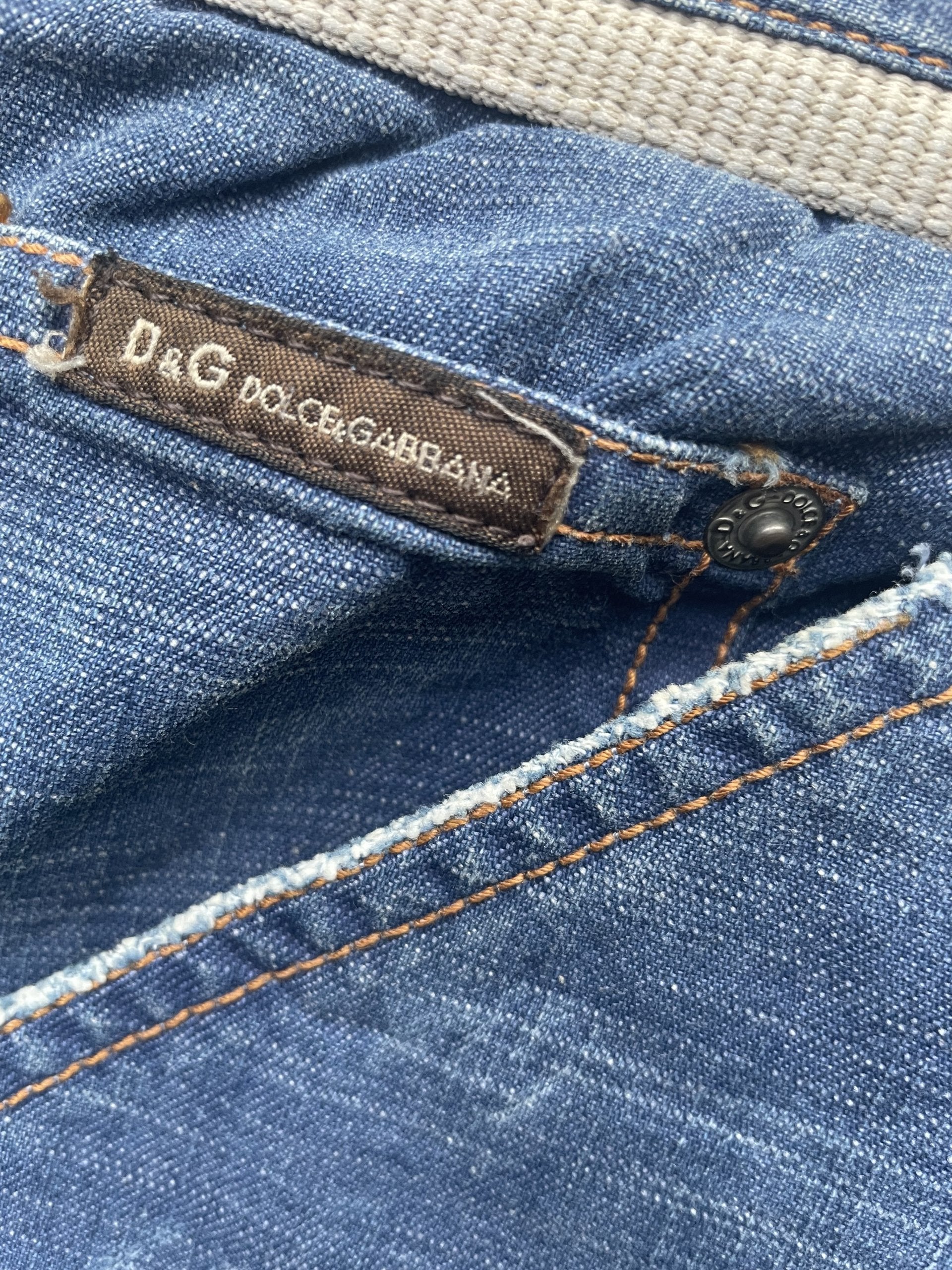 Vintage Dolce & Gabbana Distresed Denim