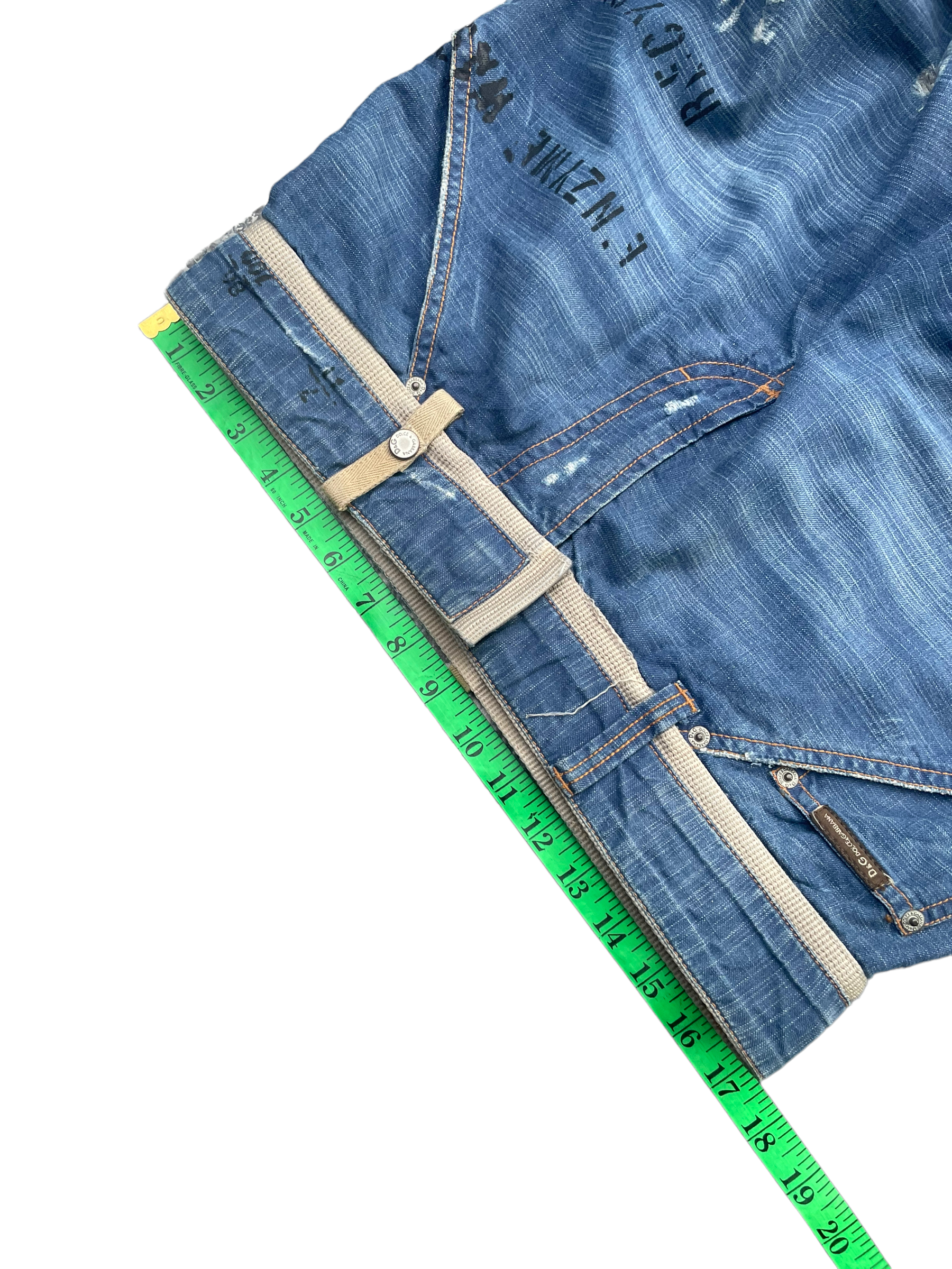 Vintage Dolce & Gabbana Distresed Denim
