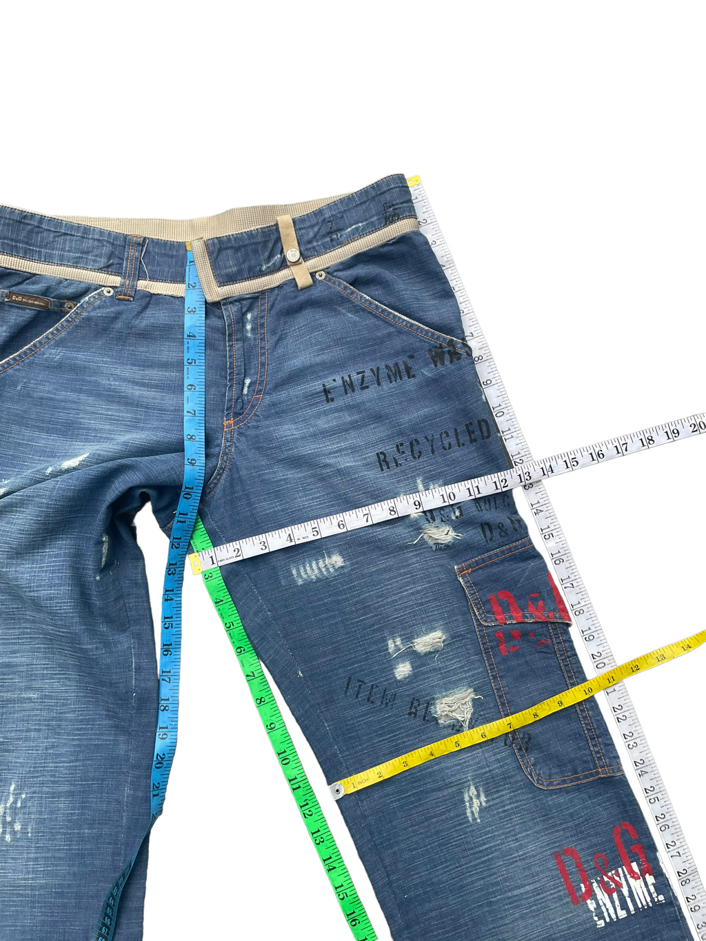 Vintage Dolce & Gabbana Distresed Denim