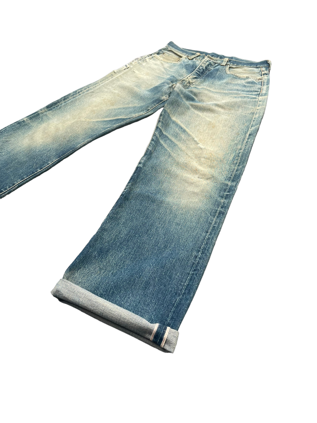 Vintage Canton Selvedge Distressed Denim