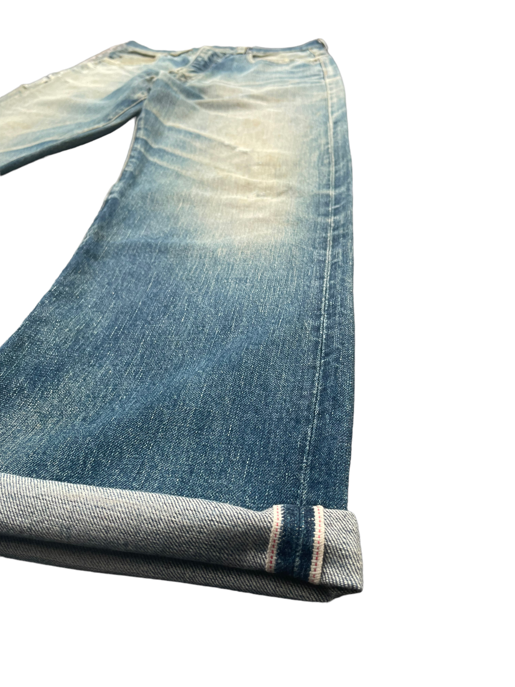 Vintage Canton Selvedge Distressed Denim