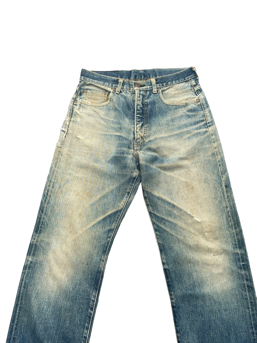 Vintage Canton Selvedge Distressed Denim