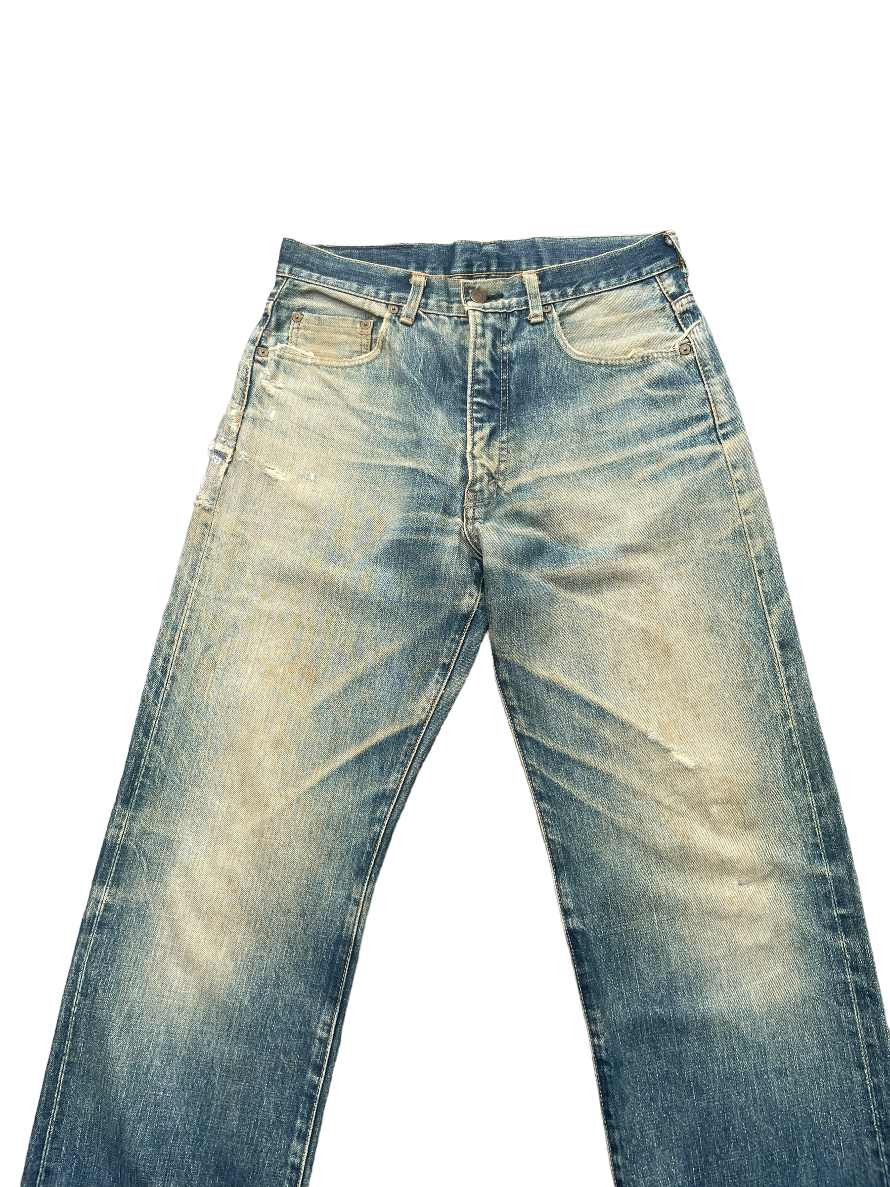 Vintage Canton Selvedge Distressed Denim