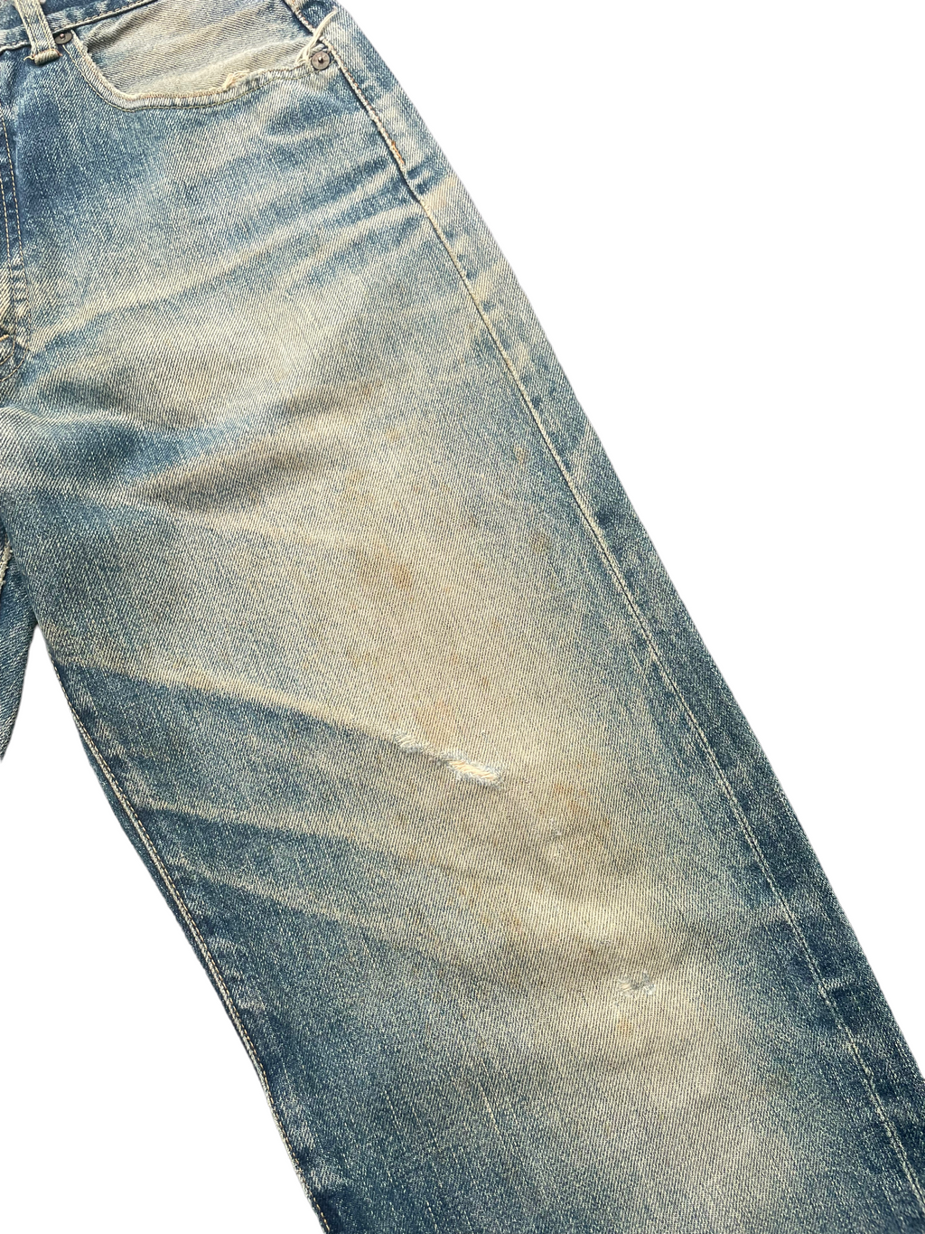 Vintage Canton Selvedge Distressed Denim