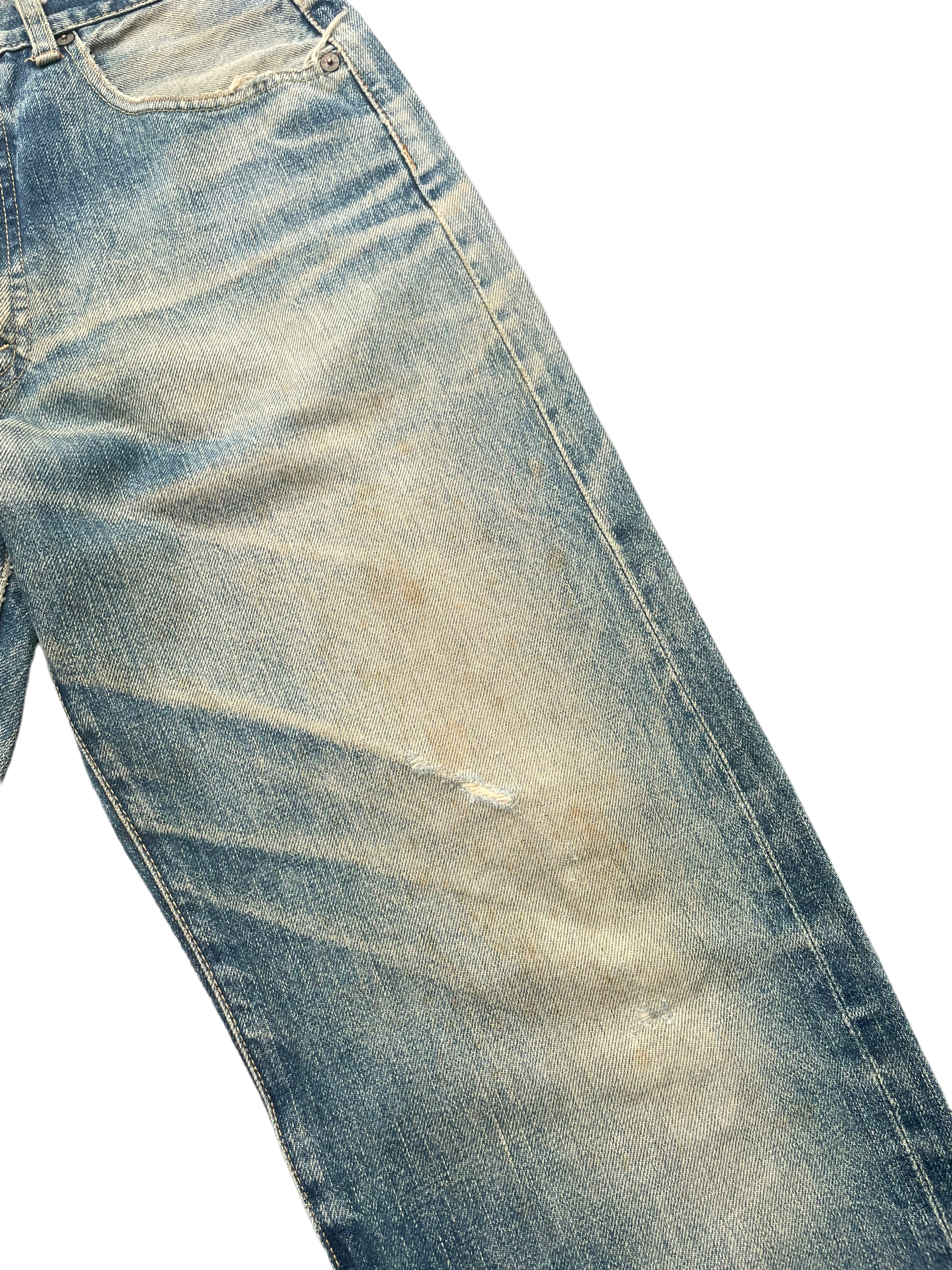 Vintage Canton Selvedge Distressed Denim