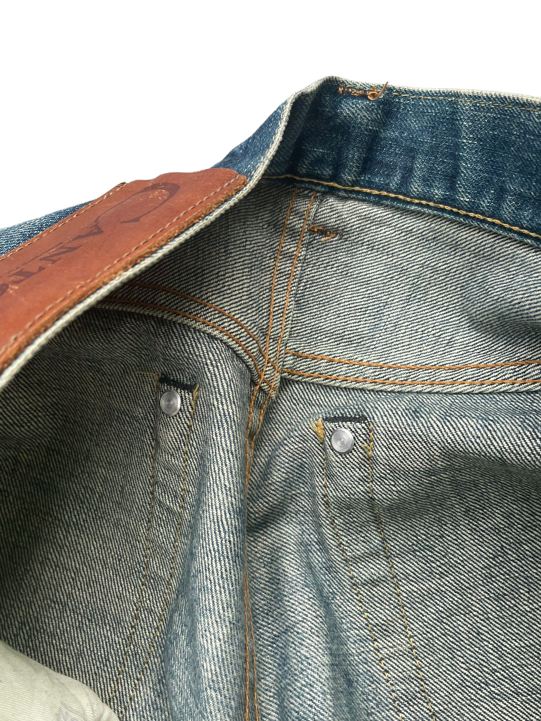 Vintage Canton Selvedge Distressed Denim