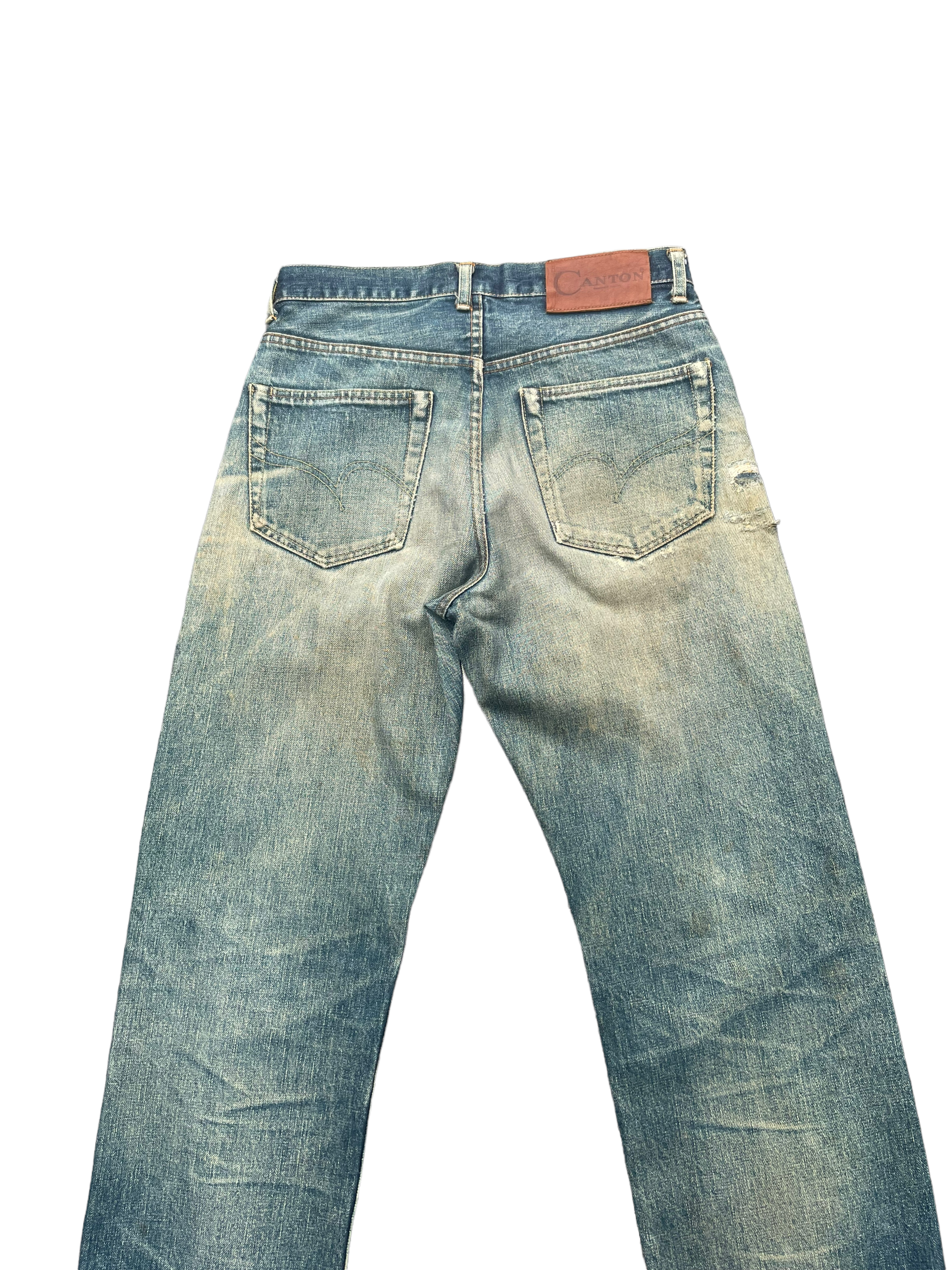 Vintage Canton Selvedge Distressed Denim