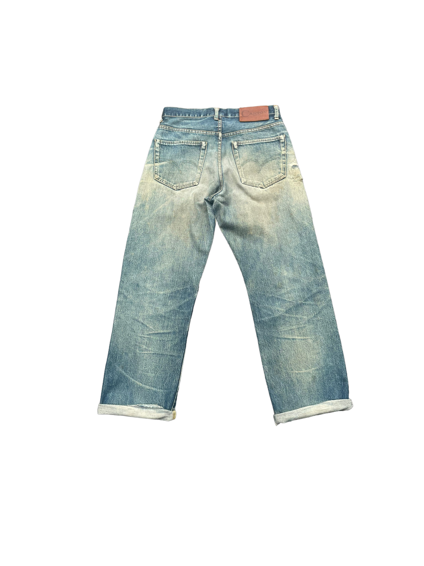 Vintage Canton Selvedge Distressed Denim