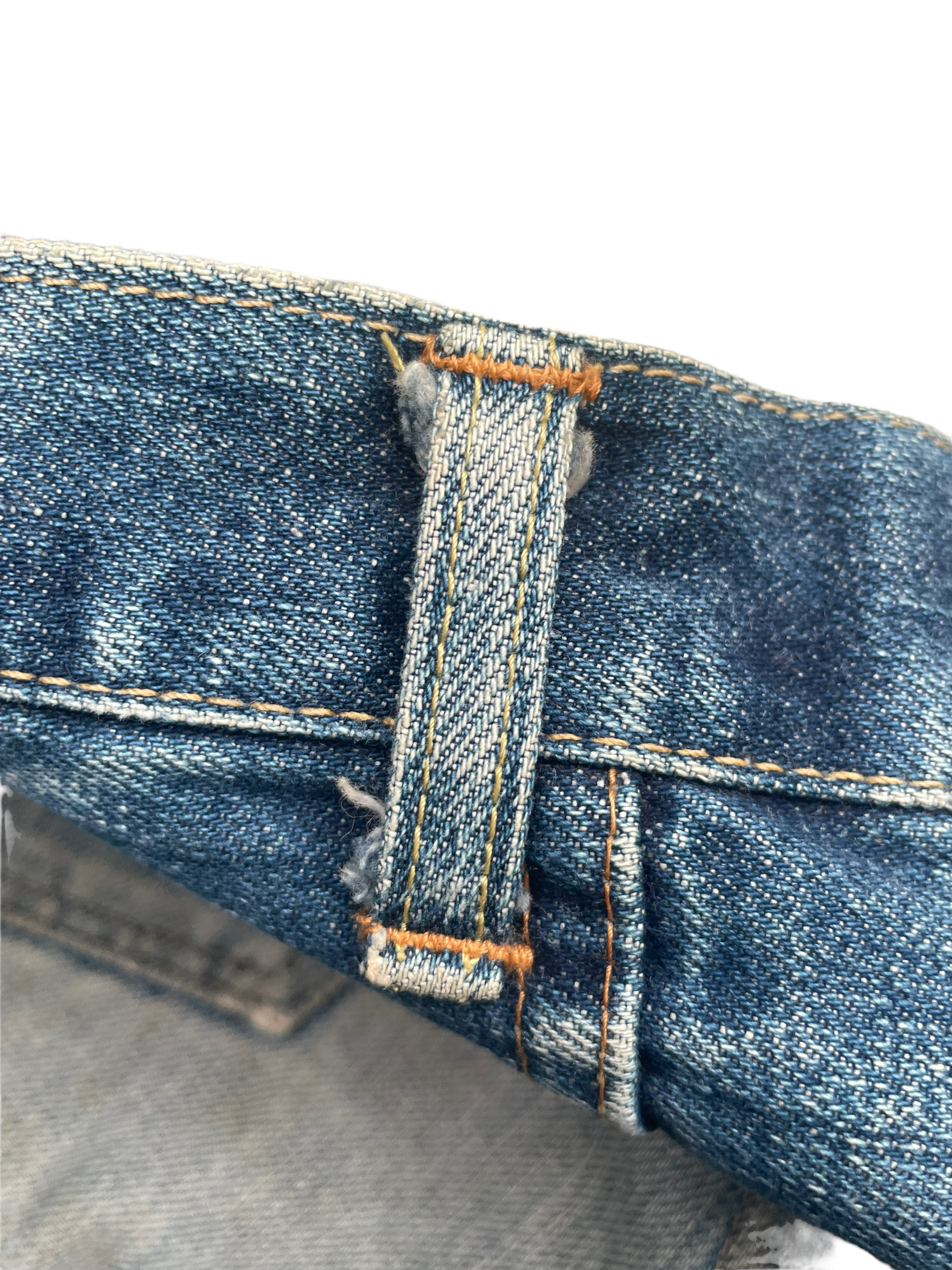 Vintage Canton Selvedge Distressed Denim