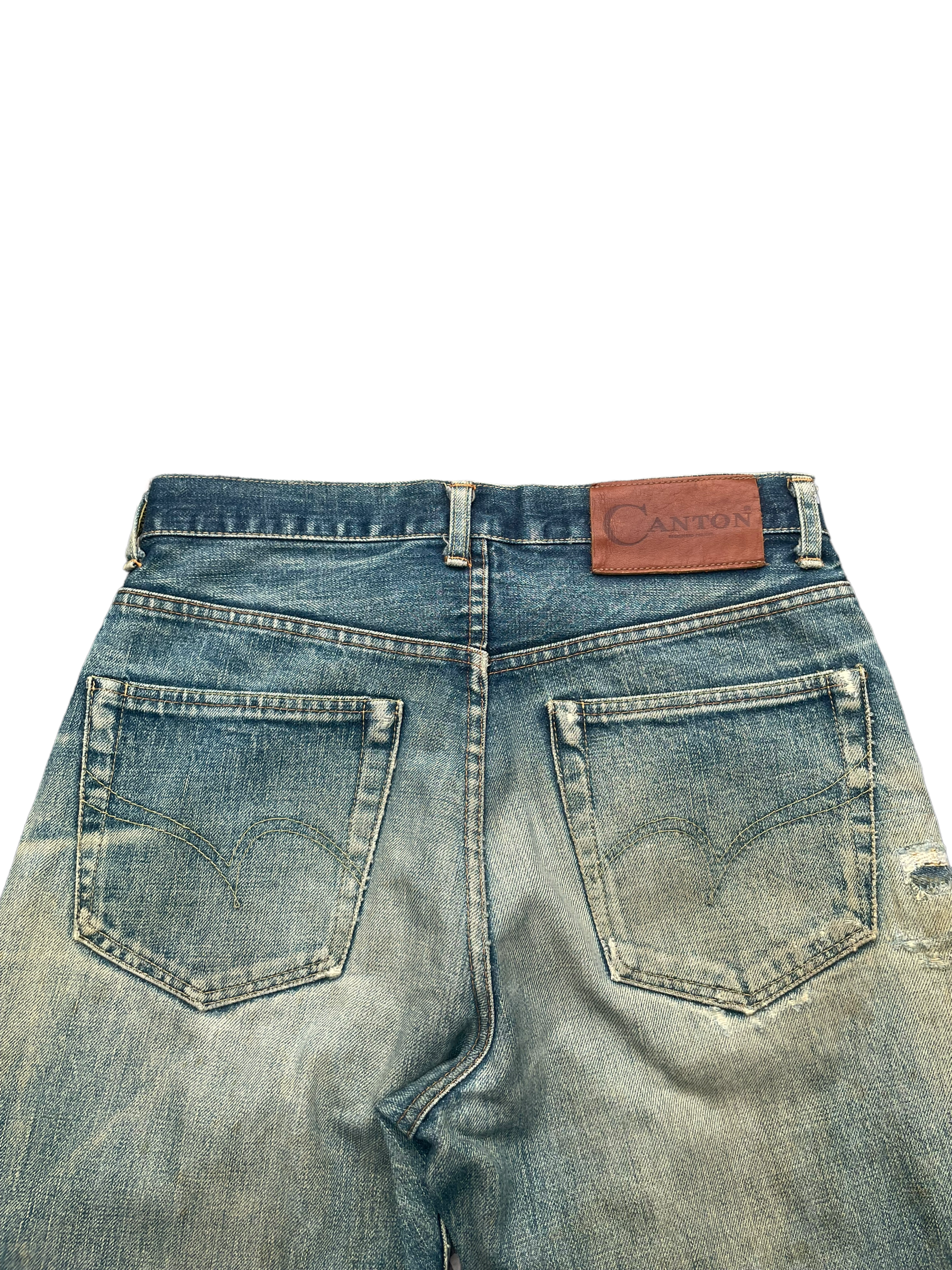 Vintage Canton Selvedge Distressed Denim