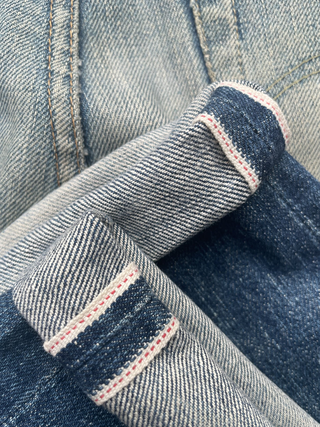Vintage Canton Selvedge Distressed Denim