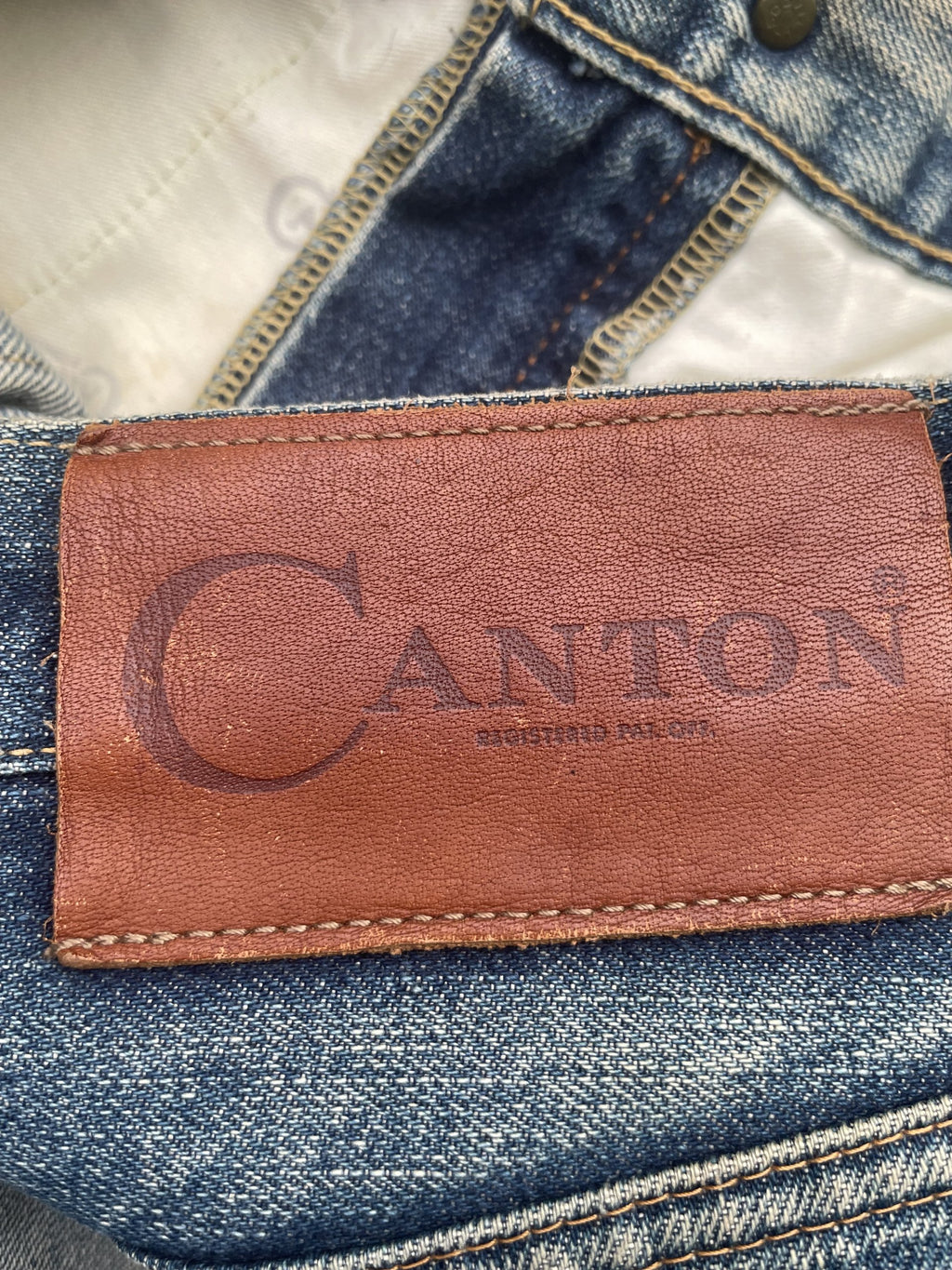 Vintage Canton Selvedge Distressed Denim