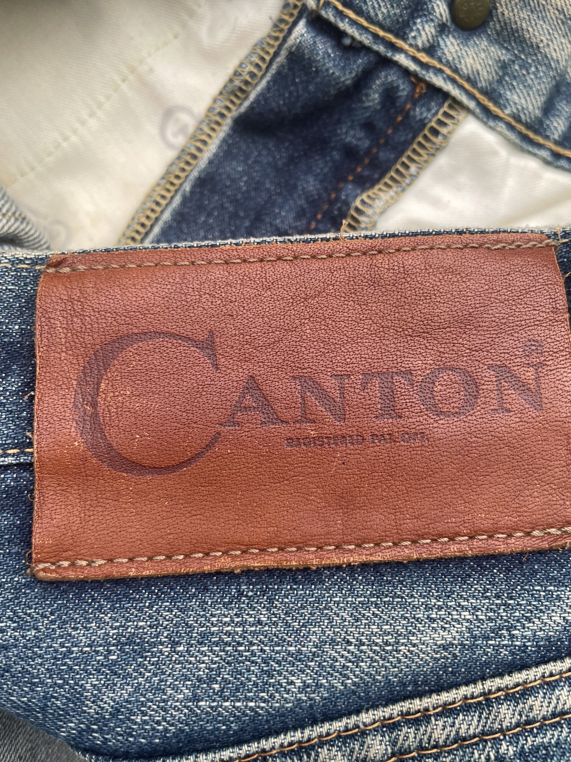 Vintage Canton Selvedge Distressed Denim