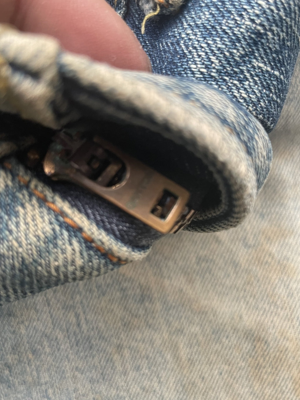 Vintage Canton Selvedge Distressed Denim