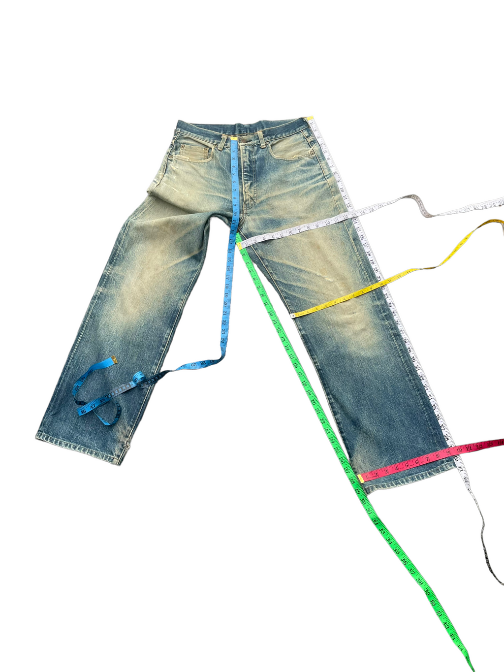 Vintage Canton Selvedge Distressed Denim