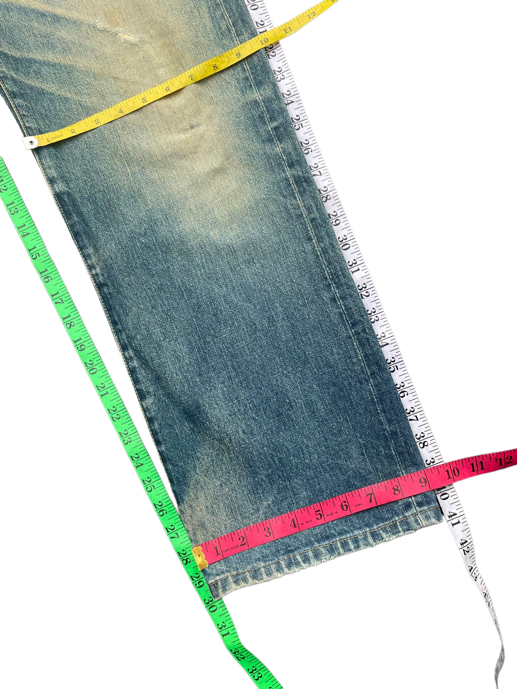 Vintage Canton Selvedge Distressed Denim