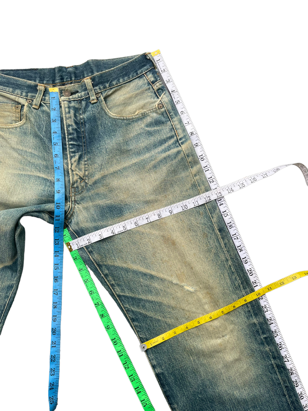 Vintage Canton Selvedge Distressed Denim