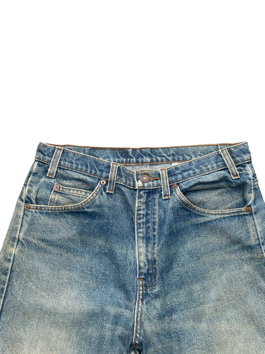 Vintage 1995 Levis 505 e Orange Tag Distressed
