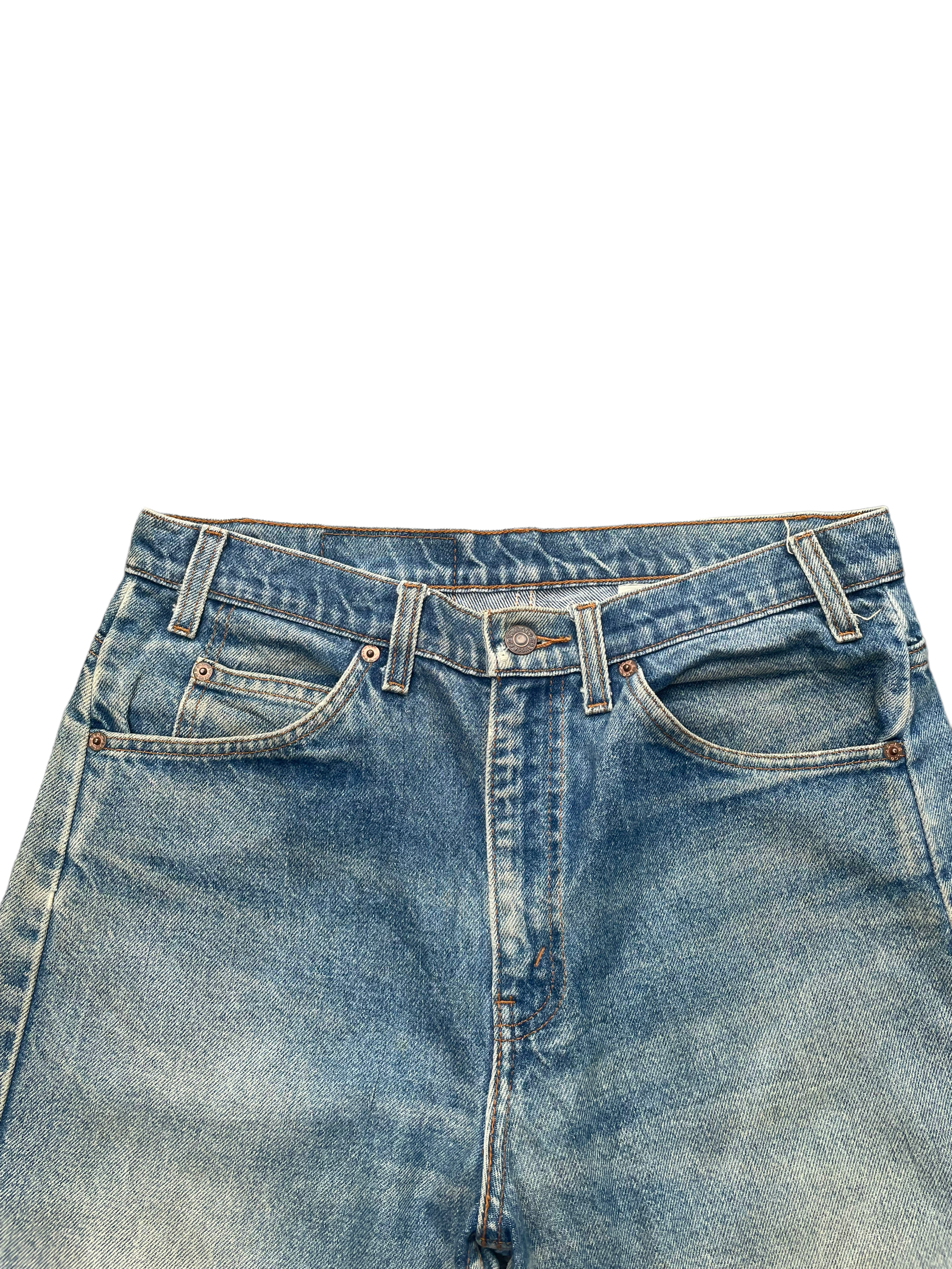 Vintage 1995 Levis 505 e Orange Tag Distressed