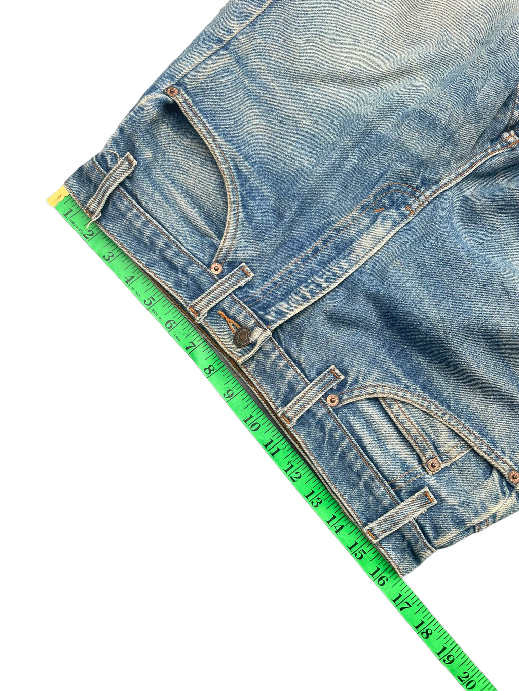 Vintage 1995 Levis 505 e Orange Tag Distressed