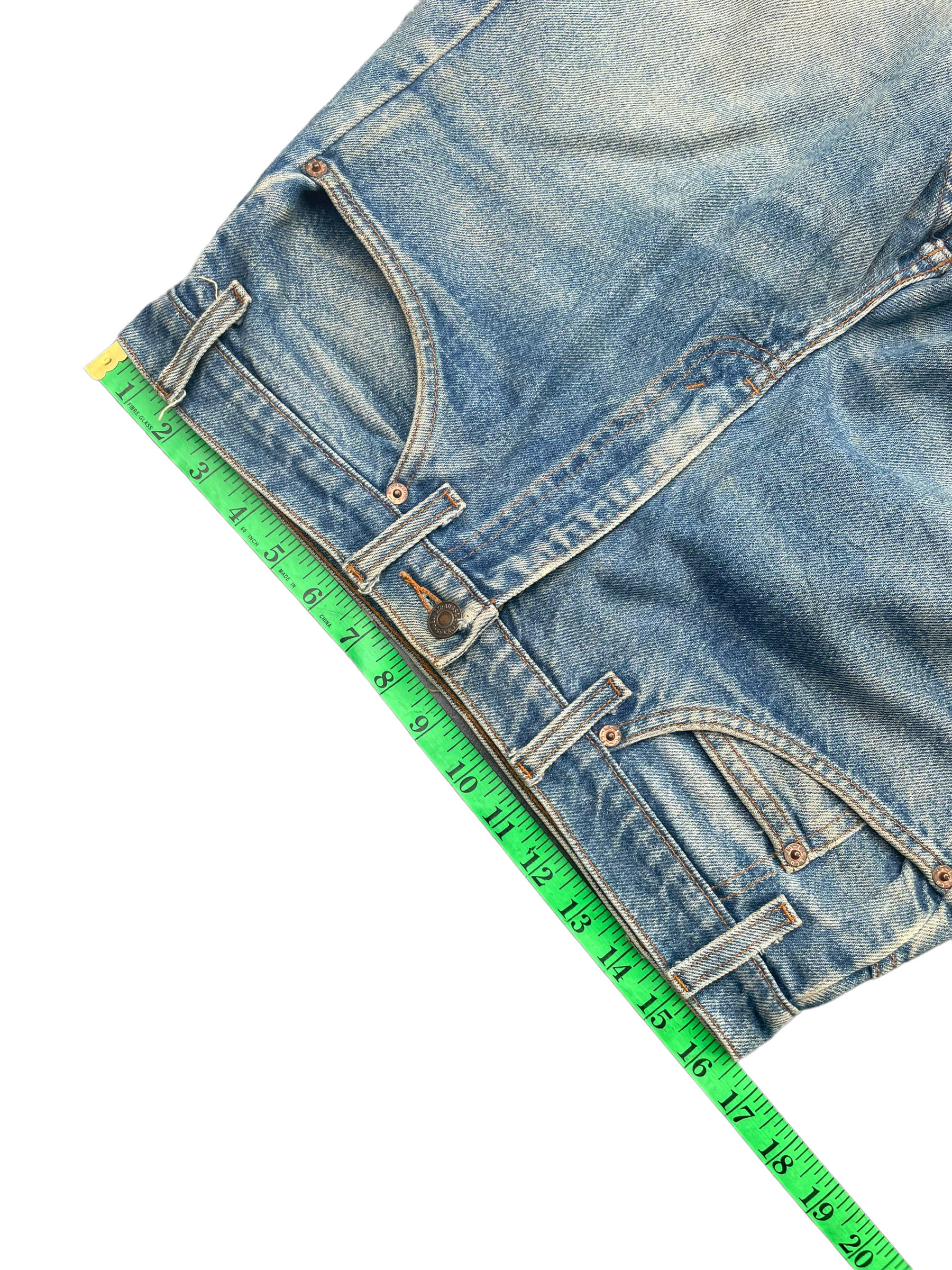 Vintage 1995 Levis 505 e Orange Tag Distressed