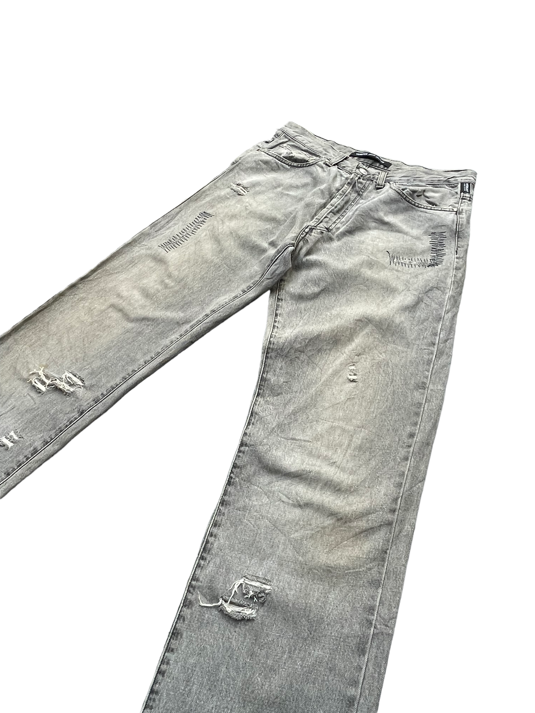Versace Jeans Couture Distressed Denim
