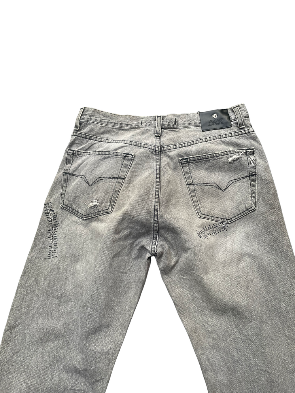 Versace Jeans Couture Distressed Denim
