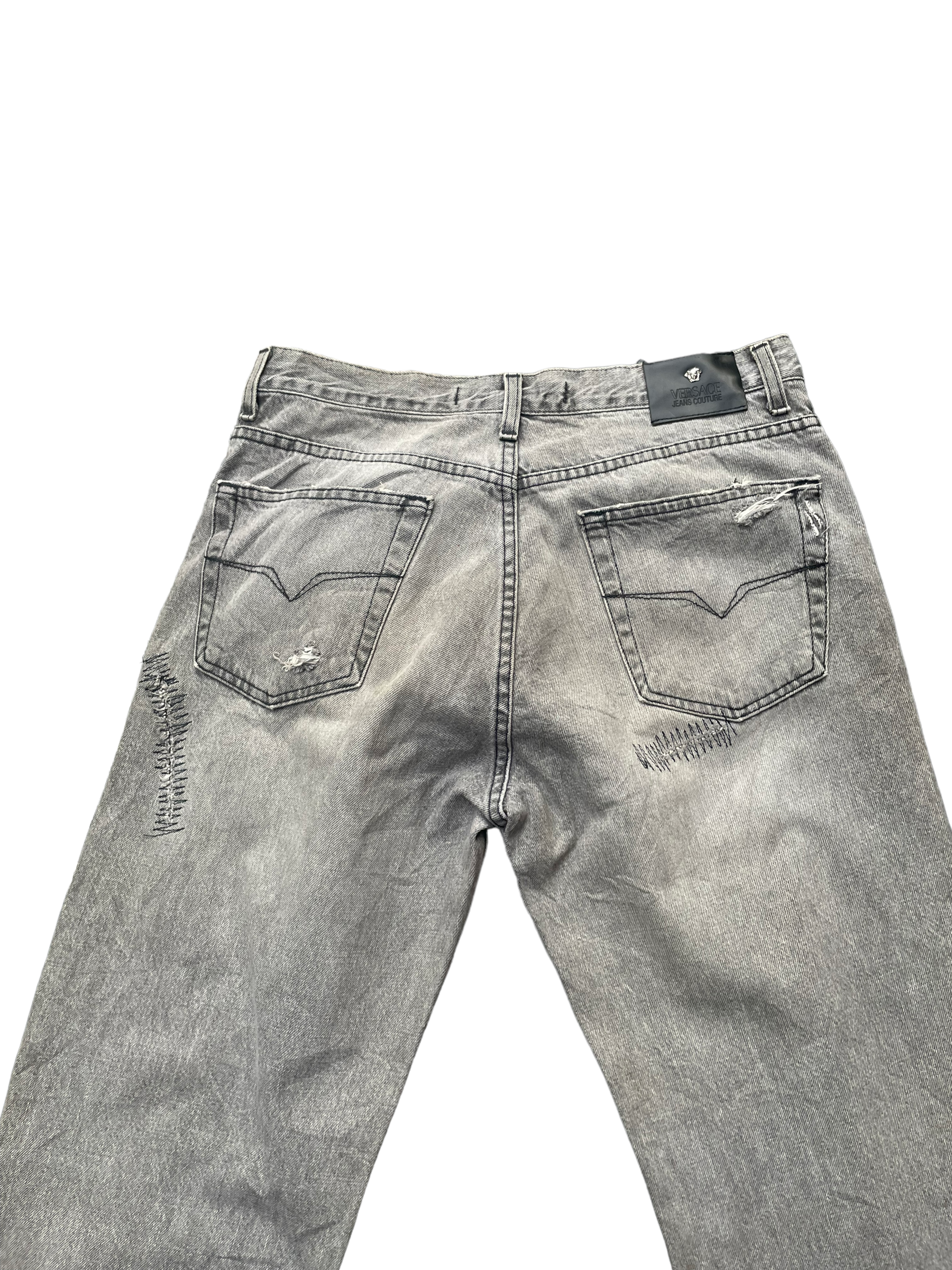 Versace Jeans Couture Distressed Denim