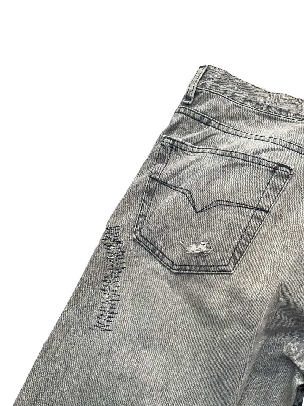 Versace Jeans Couture Distressed Denim