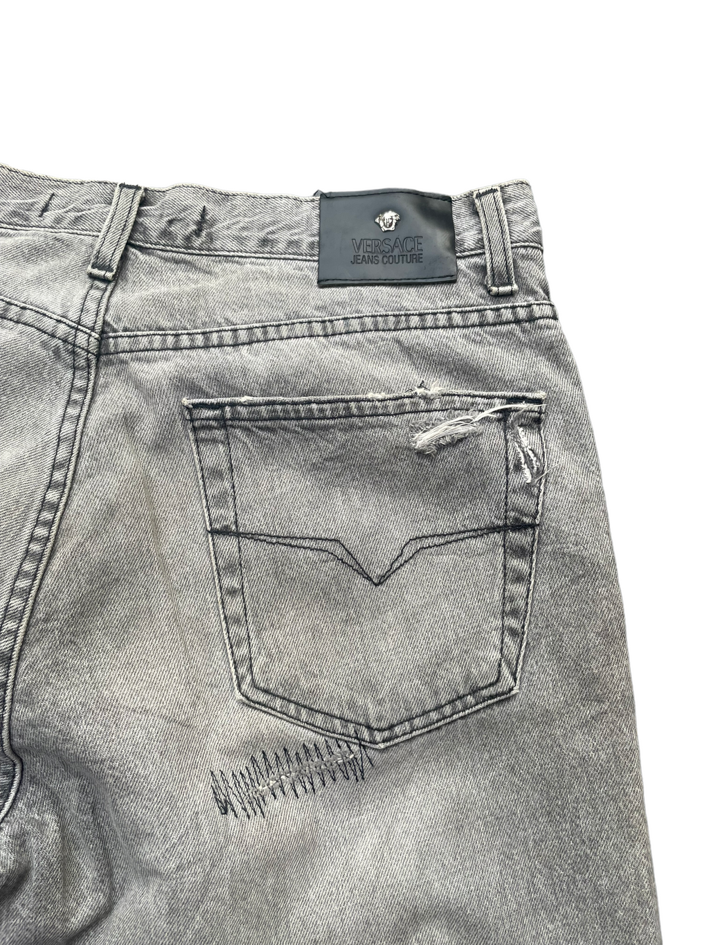 Versace Jeans Couture Distressed Denim