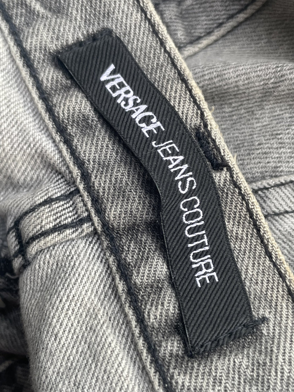 Versace Jeans Couture Distressed Denim