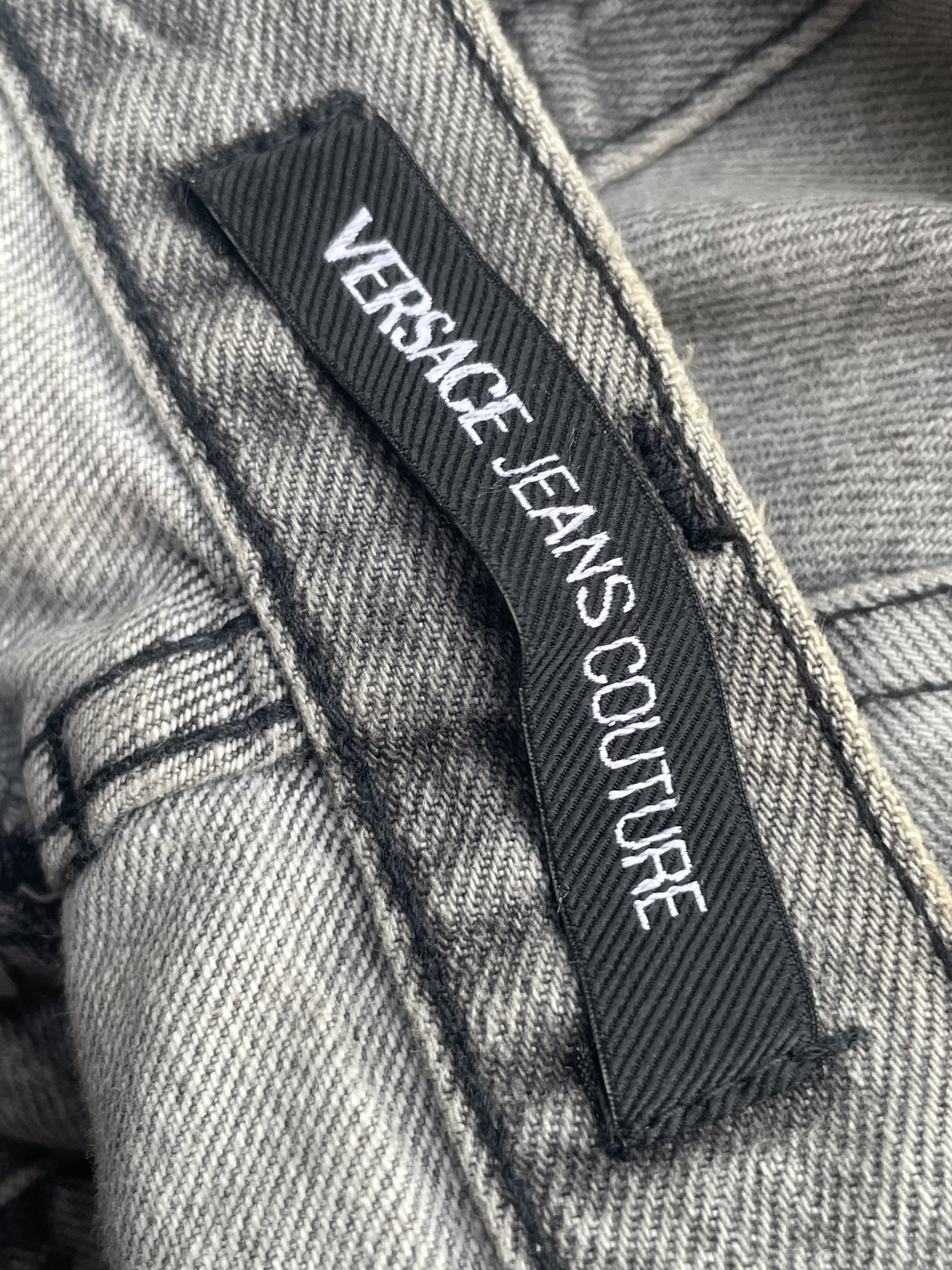 Versace Jeans Couture Distressed Denim