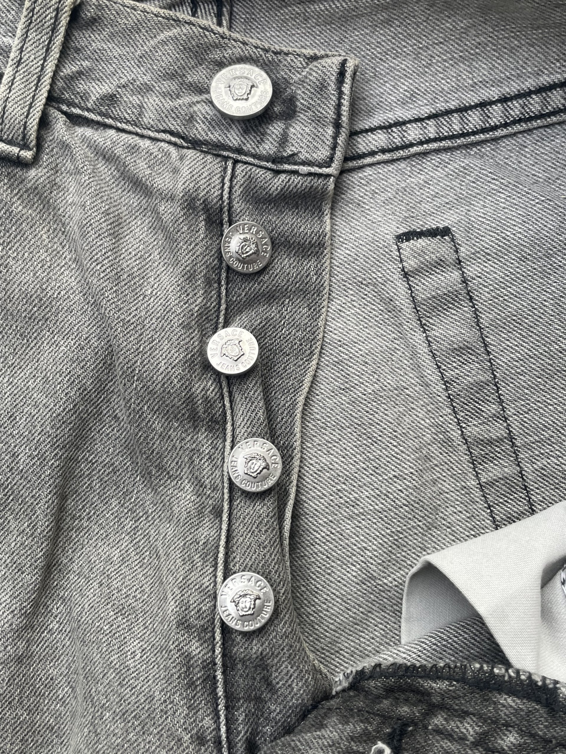 Versace Jeans Couture Distressed Denim