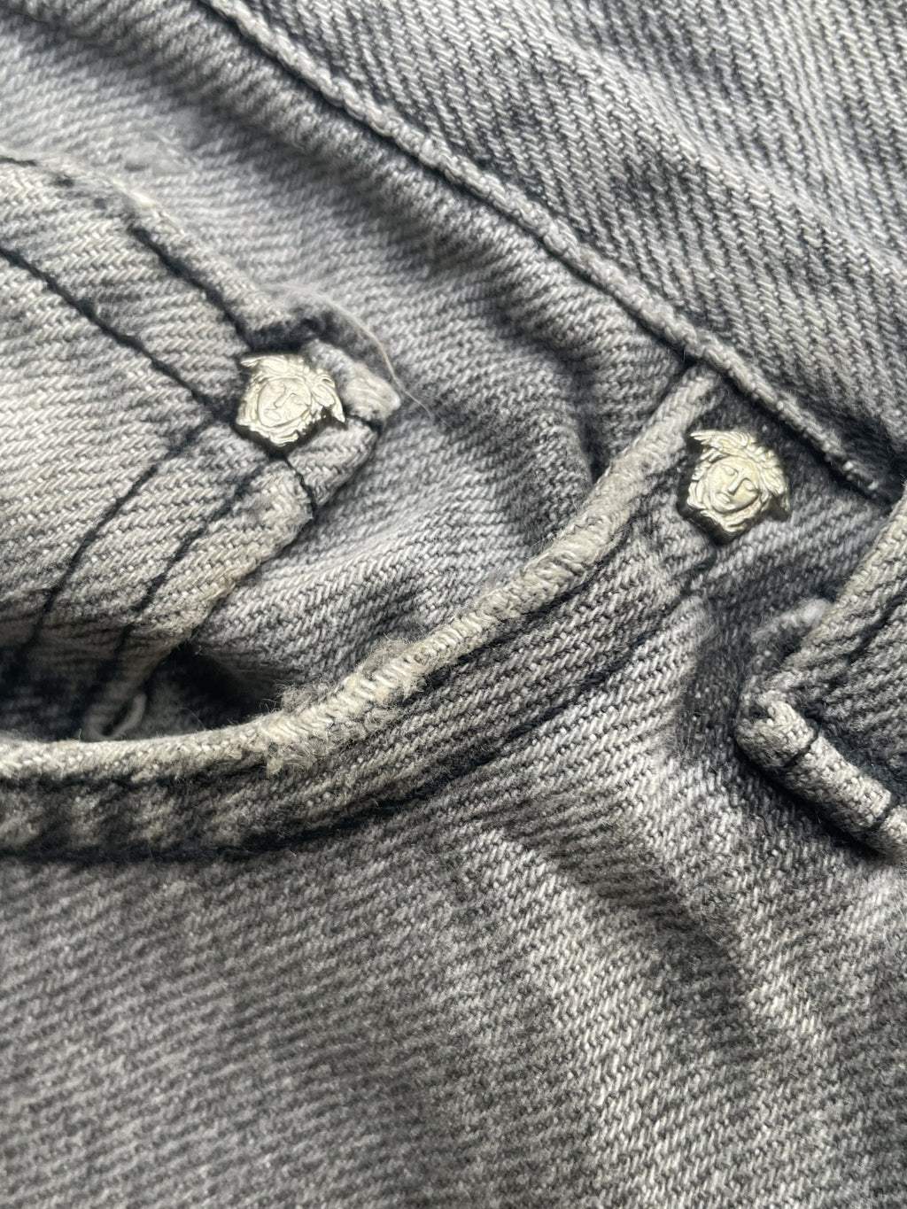 Versace Jeans Couture Distressed Denim