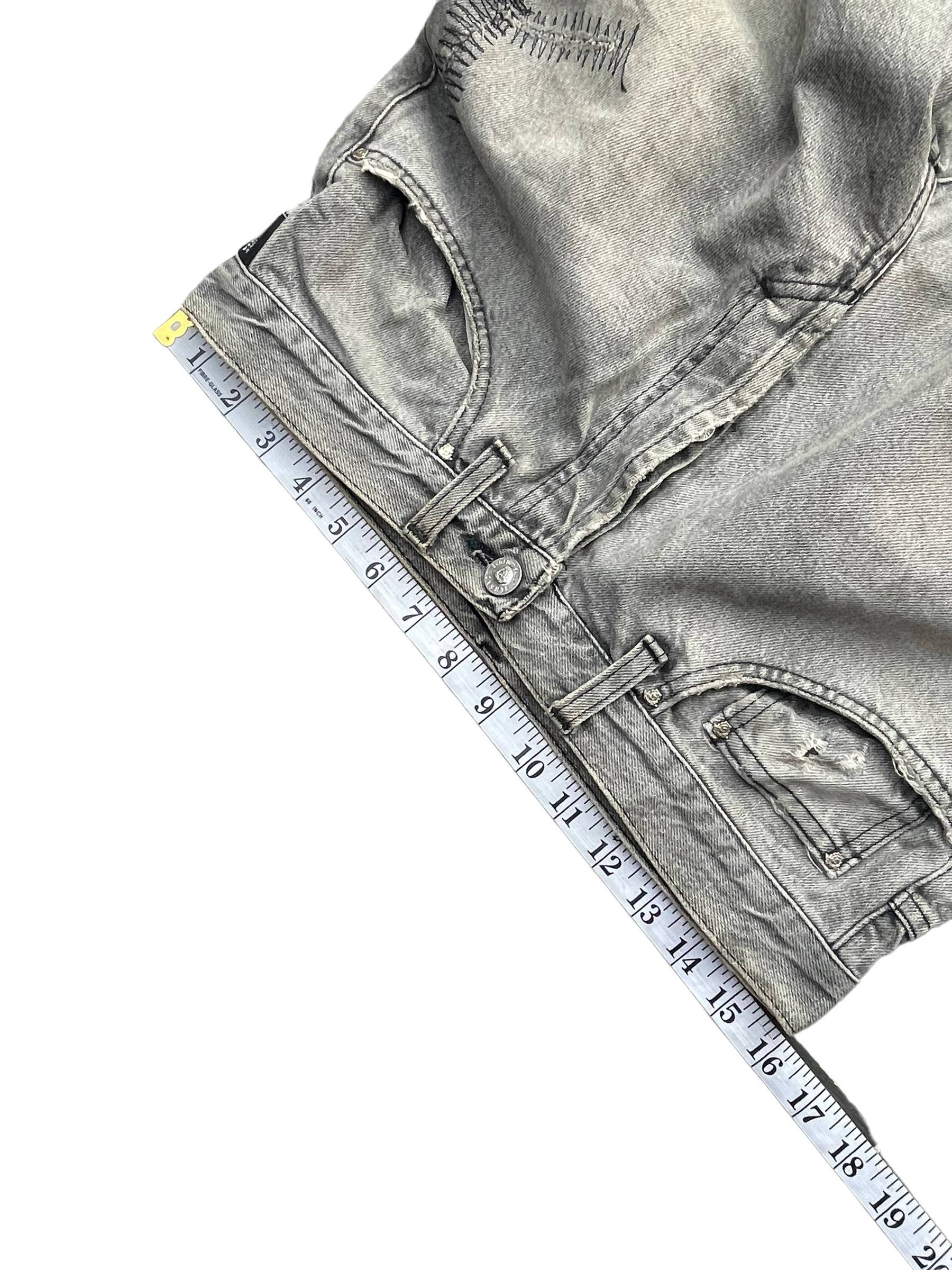 Versace Jeans Couture Distressed Denim