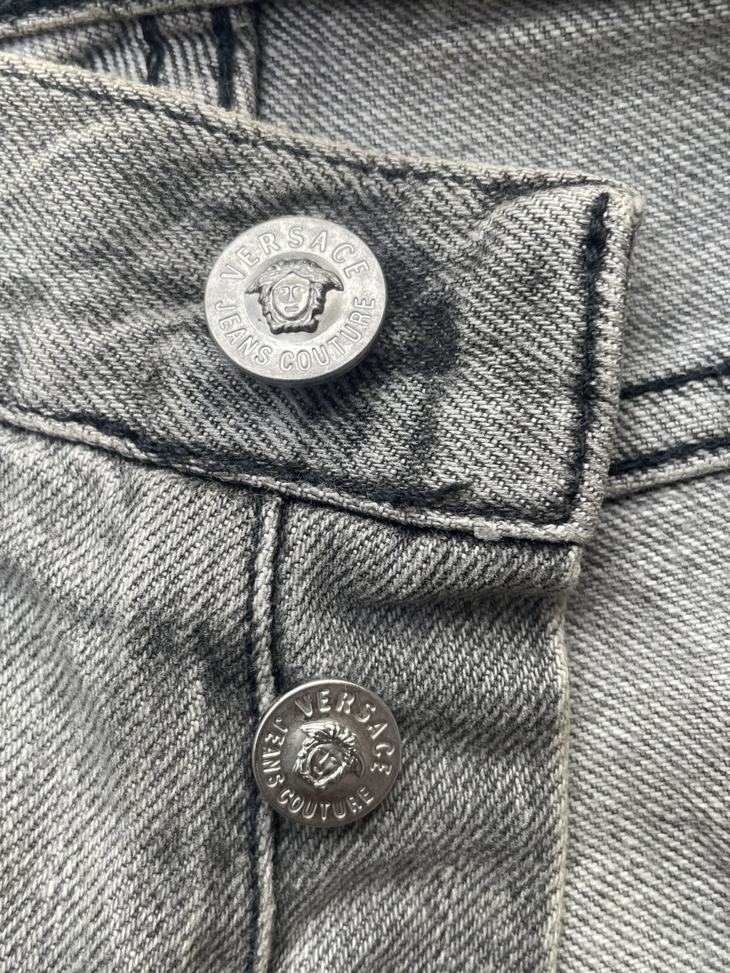 Versace Jeans Couture Distressed Denim