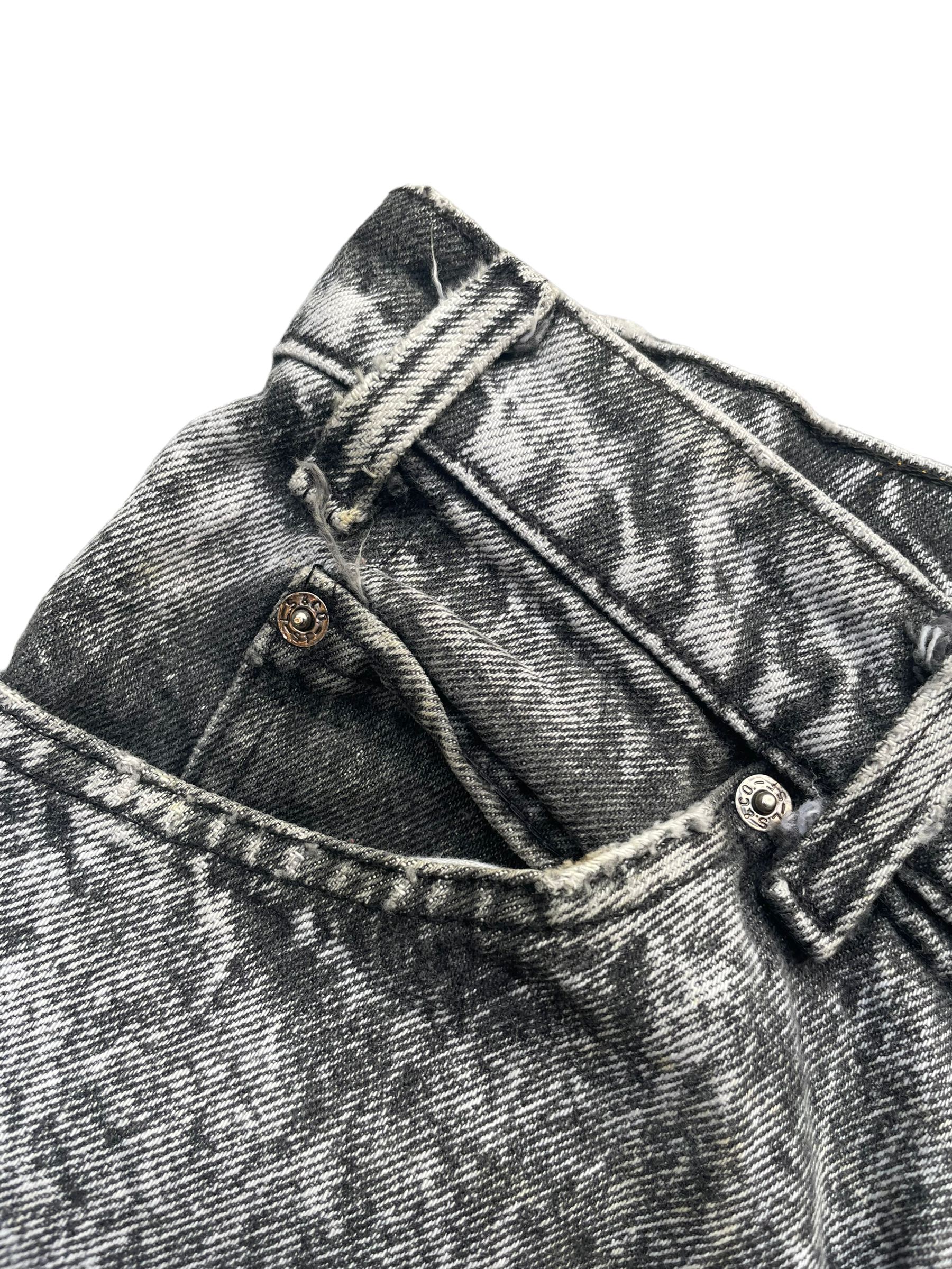 Vintage Levis Acid Wash Black Tag Denim